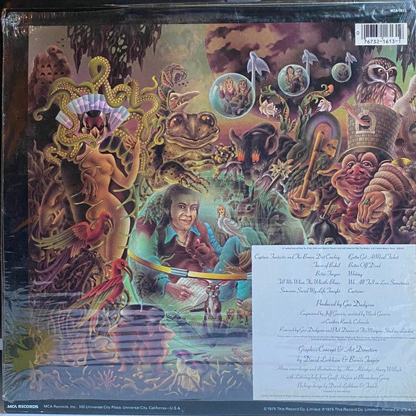 Elton John : Captain Fantastic And The Brown Dirt Cowboy (LP,Album,Reissue,Stereo)