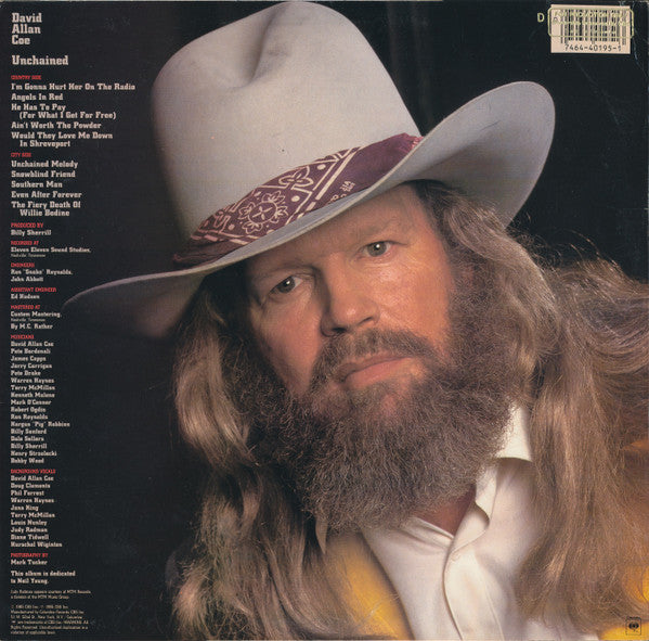 David Allan Coe : Unchained (LP,Album)