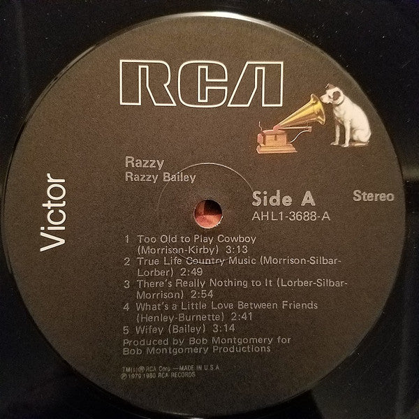 Razzy Bailey : Razzy (LP,Album,Stereo)