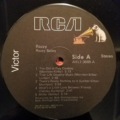 Razzy Bailey : Razzy (LP,Album,Stereo)