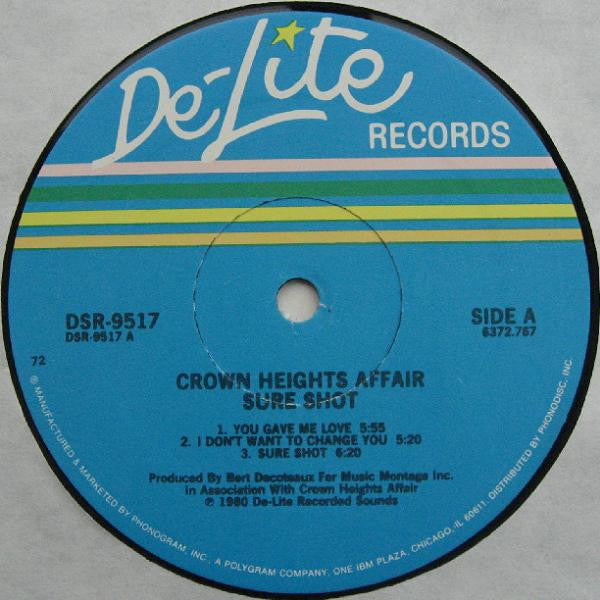Crown Heights Affair : Sure Shot (LP,Album,Stereo)
