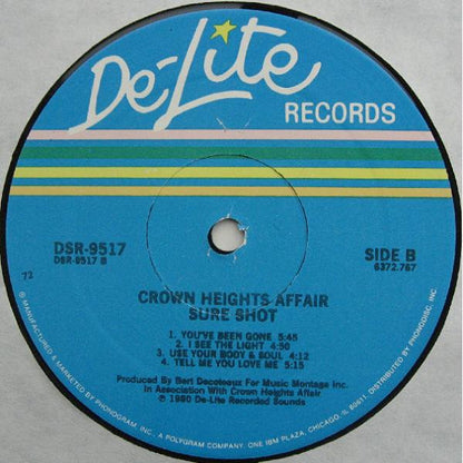 Crown Heights Affair : Sure Shot (LP,Album,Stereo)