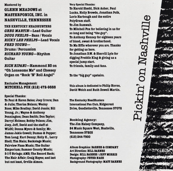 Kentucky Headhunters, The : Pickin' On Nashville (Club Edition)