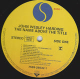 John Wesley Harding : The Name Above The Title (LP,Album)