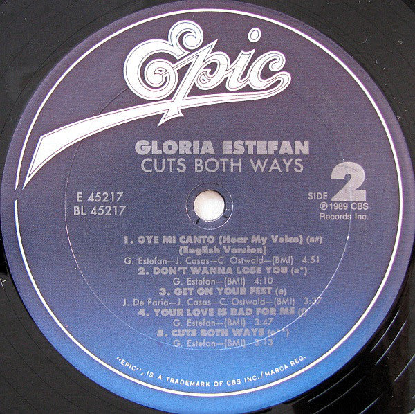 Gloria Estefan : Cuts Both Ways (LP,Album)