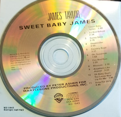 James Taylor (2) : Sweet Baby James (Album,Club Edition,Reissue)