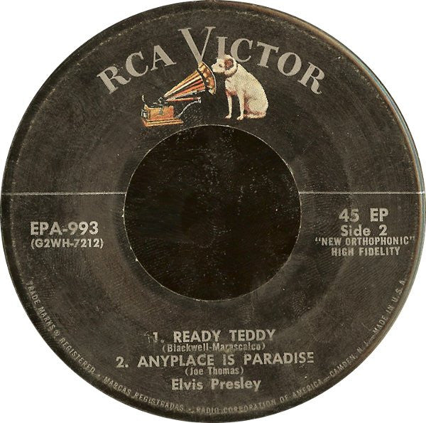 Elvis Presley : Elvis, Volume 2 (7",45 RPM,EP)