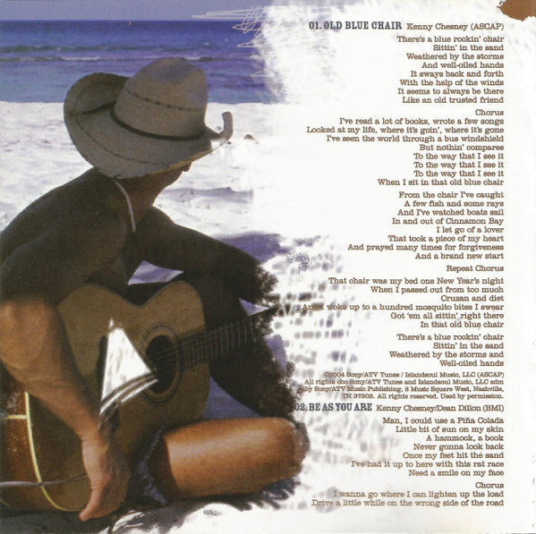 Kenny Chesney : Be As You Are (Songs From An Old Blue Chair) (HDCD,Album,Club Edition,Stereo)