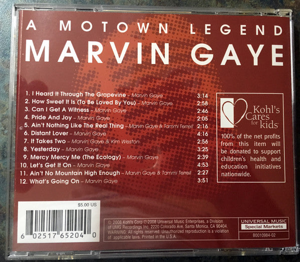 Marvin Gaye : A Motown Legend (Compilation)