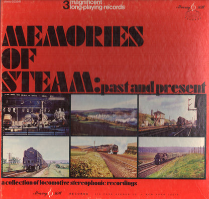 No Artist : Memories Of Steam: Past And Present (A Collection Of Locomotive Stereophonic Recordings) (LP,Stereo)