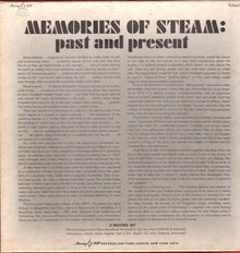 No Artist : Memories Of Steam: Past And Present (A Collection Of Locomotive Stereophonic Recordings) (LP,Stereo)