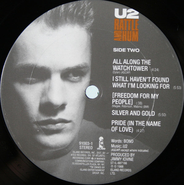 U2 : Rattle And Hum (LP,Album,Club Edition)