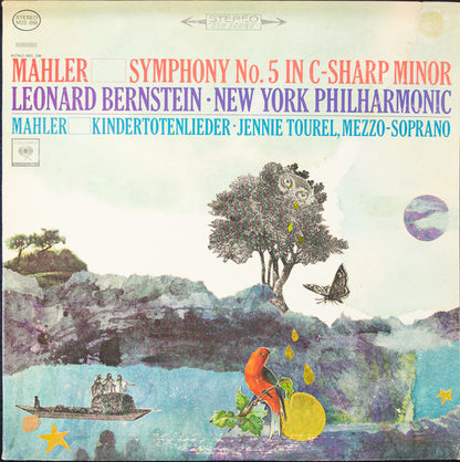 Gustav Mahler - Leonard Bernstein · New York Philharmonic, Jennie Tourel : Symphony No. 5 In C-Sharp Minor / Kindertotenlieder (LP,Album,Reissue,Stereo)
