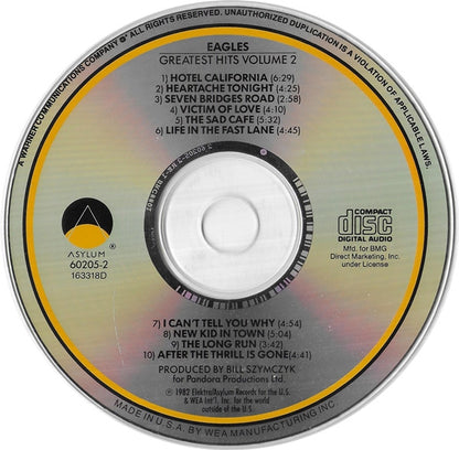 Eagles : Eagles Greatest Hits Volume 2 (Compilation,Club Edition)