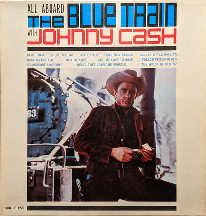 Johnny Cash : All Aboard The Blue Train (LP,Album,Compilation,Mono)