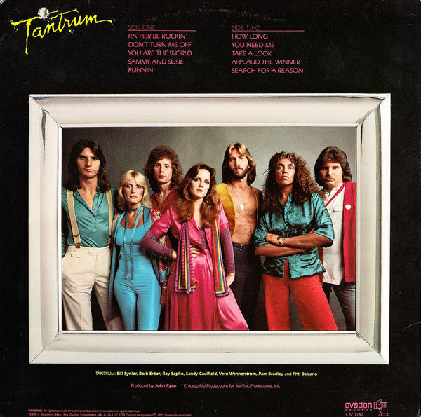 Tantrum (9) : Rather Be Rockin' (LP,Album)