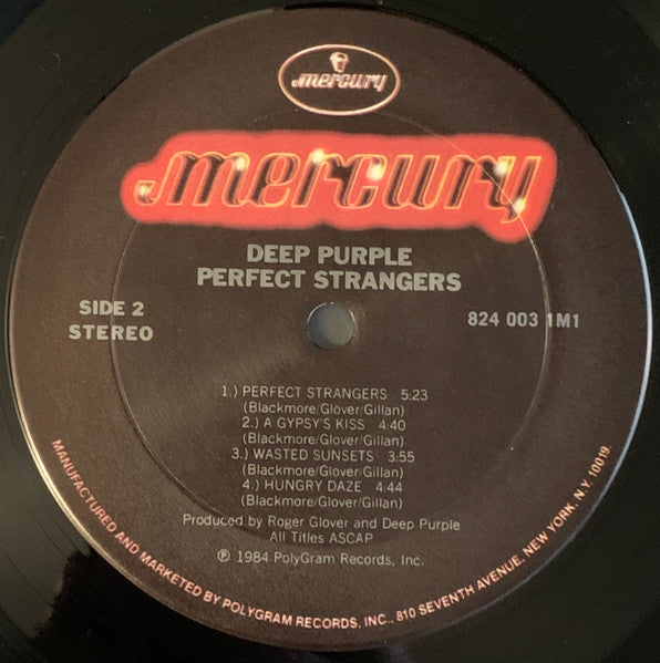 Deep Purple : Perfect Strangers (LP,Club Edition)