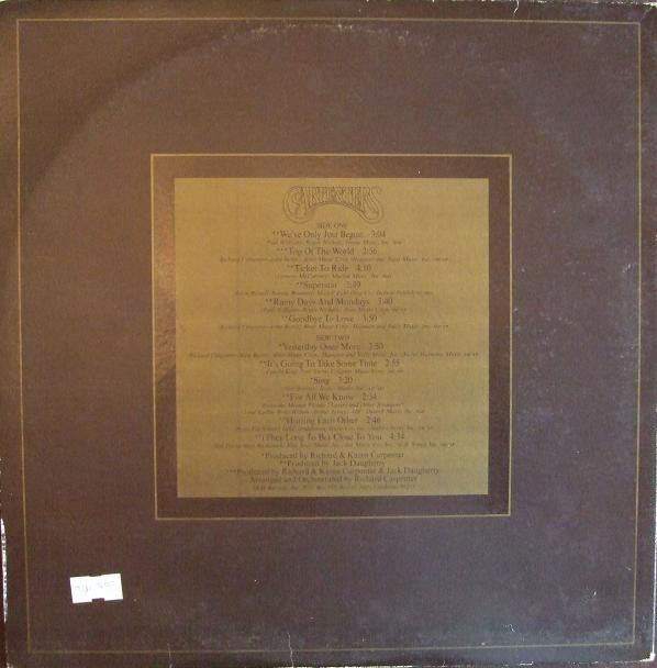 Carpenters : The Singles 1969-1973 (LP,Compilation,Club Edition,Reissue)