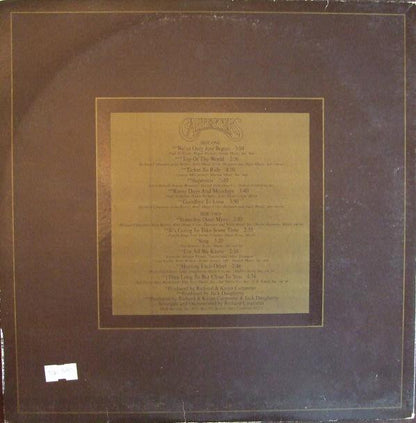 Carpenters : The Singles 1969-1973 (LP,Compilation,Club Edition,Reissue)