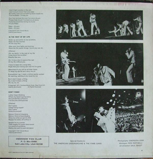 Osmonds, The : Phase III (LP,Album)