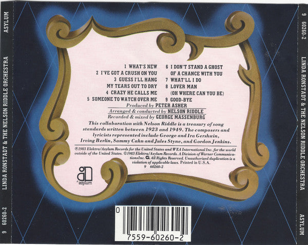 Linda Ronstadt & Nelson Riddle And His Orchestra : What's New (Album)