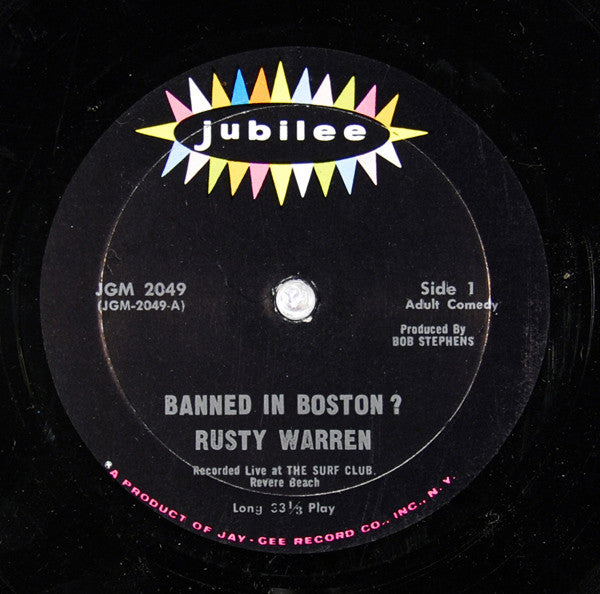 Rusty Warren : Banned In Boston? (LP,Album,Mono)
