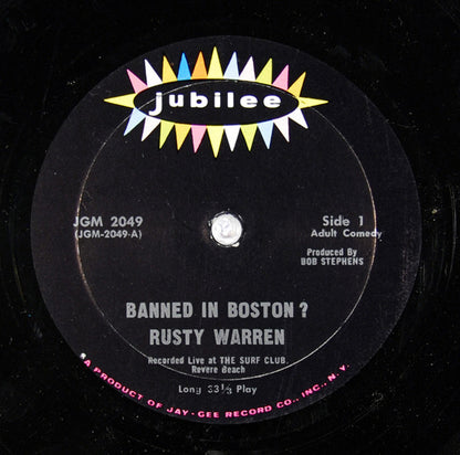 Rusty Warren : Banned In Boston? (LP,Album,Mono)