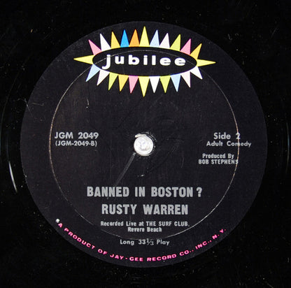 Rusty Warren : Banned In Boston? (LP,Album,Mono)