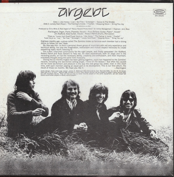 Argent : Argent (LP,Album,Reissue)