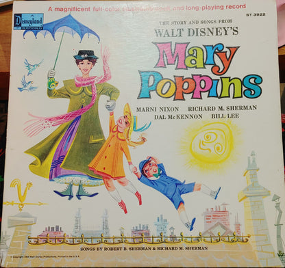 Various : The Story And Songs From Walt Disney's Mary Poppins (LP,Album,Repress)