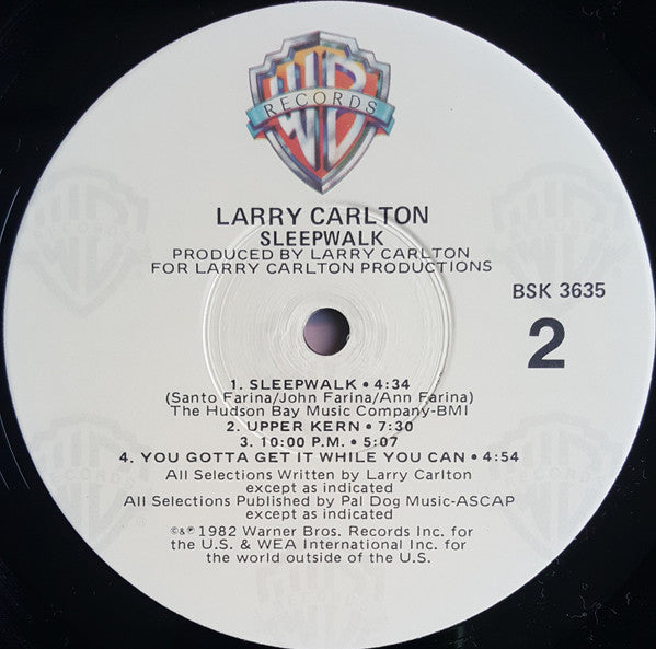 Larry Carlton : Sleepwalk (LP,Album,Stereo)