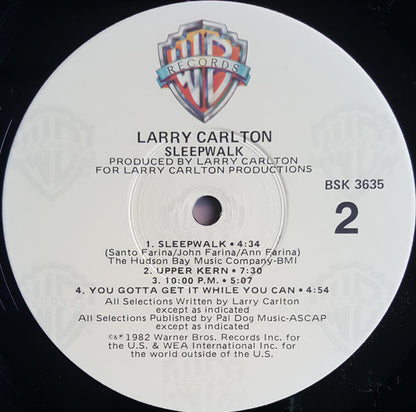 Larry Carlton : Sleepwalk (LP,Album,Stereo)