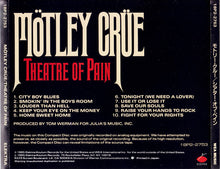 Mötley Crüe : Theatre Of Pain (Album)