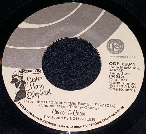 Cheech & Chong : Sister Mary Elephant (7",45 RPM,Single)