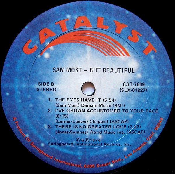 Sam Most : But Beautiful (LP,Album)