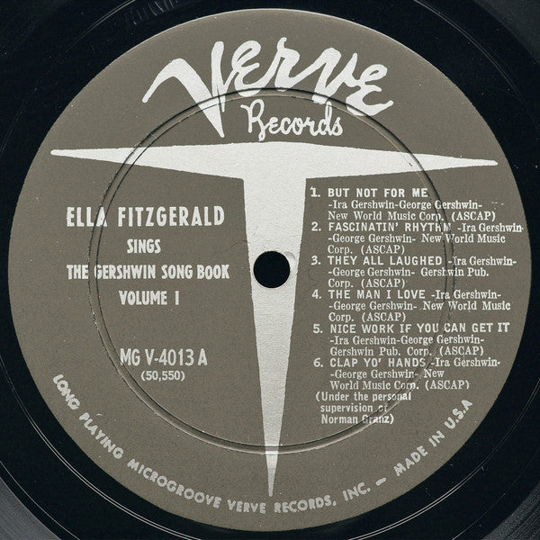 Ella Fitzgerald : Ella Fitzgerald Sings The Gershwin Song Book Vol. 1 (LP,Album,Mono)
