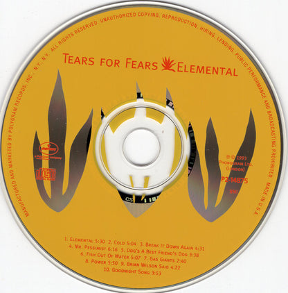 Tears For Fears : Elemental (Album,Club Edition)