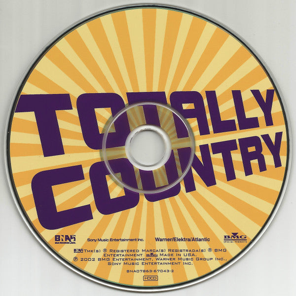 Various : Totally Country (HDCD,Compilation,Repress,Stereo)