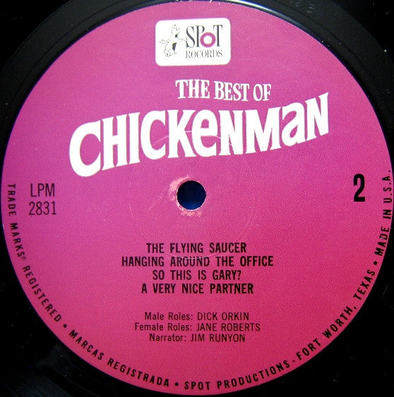 Various : The Best Of Chickenman (...Most Fantastic Crimefighter The World Has Ever Known?) (LP)