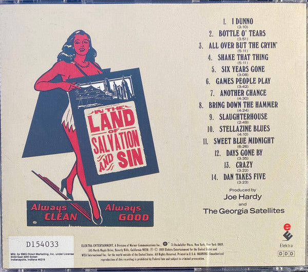 Georgia Satellites, The : In The Land Of Salvation And Sin (Album,Club Edition)