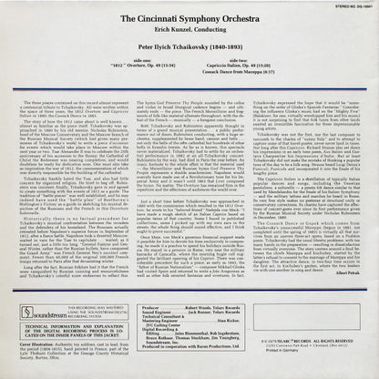 Pyotr Ilyich Tchaikovsky, Cincinnati Symphony Orchestra, Erich Kunzel : 1812 / Capriccio Italien / "Cossack Dance" From Mazeppa (LP)