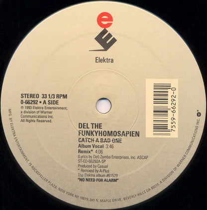 Del Tha Funkee Homosapien : Catch A Bad One (12",33 ⅓ RPM)