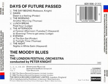 Moody Blues, The With London Festival Orchestra, The Conducted By Peter Knight (5) : Days Of Future Passed (Album,Reissue)