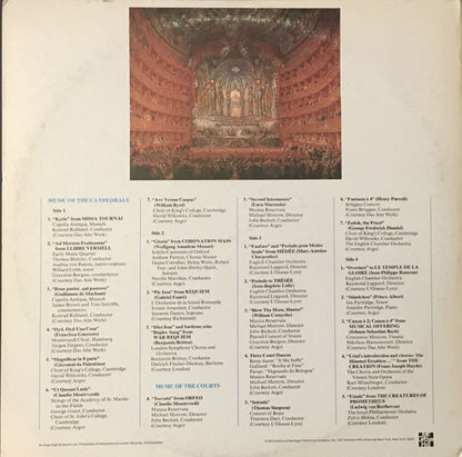 Various : Great Music Of Europe's Courts & Cathedrals (LP,Compilation)