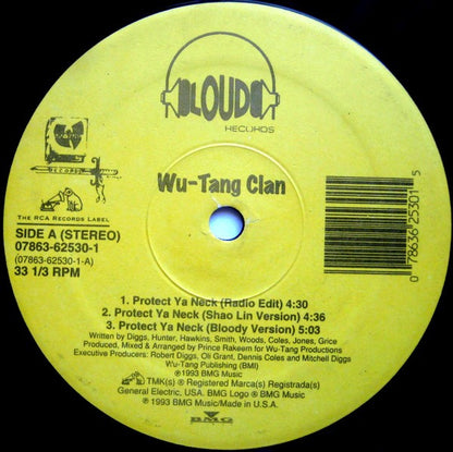 Wu-Tang Clan : Protect Ya Neck (12",33 ⅓ RPM,Stereo)