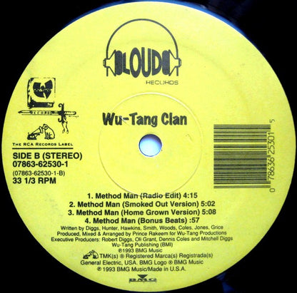 Wu-Tang Clan : Protect Ya Neck (12",33 ⅓ RPM,Stereo)