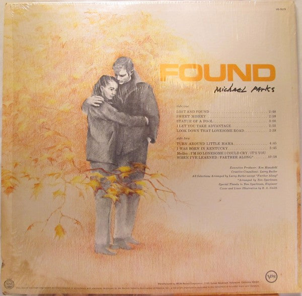 Michael Parks (3) : Lost And Found (LP,Album,Stereo)