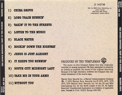 Doobie Brothers, The : Best Of The Doobies (Compilation,Club Edition,Reissue)