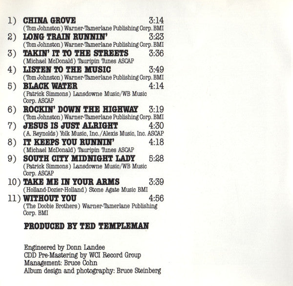 Doobie Brothers, The : Best Of The Doobies (Compilation,Club Edition,Reissue)