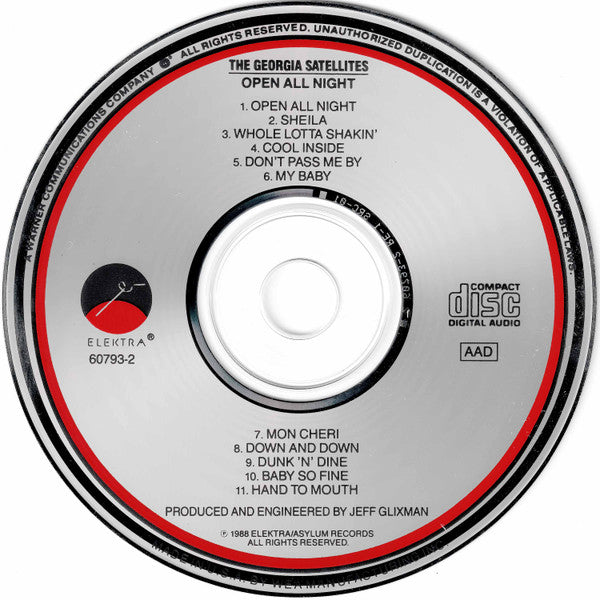 Georgia Satellites, The : Open All Night (Album)